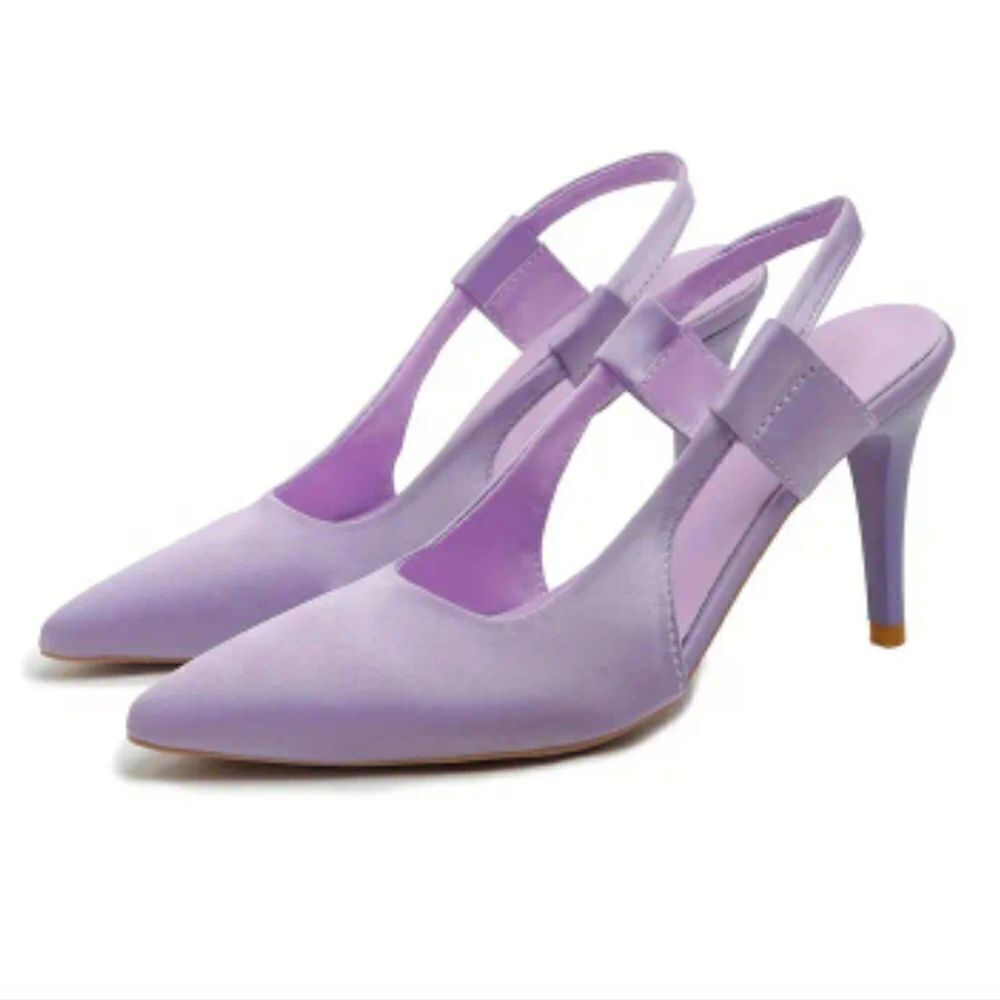 Comfortable sling back stiletto heels sz 7
